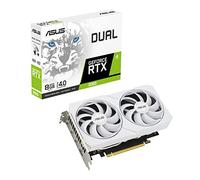 ASUS DUAL NVIDIA GeForce RTX 3060 / Blanc - Carte graphique (8GB GDDR6, PCIe 4.0, HDMI 2.1, DisplayPort 1.4a)