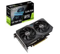 ASUS Dual NVIDIA GeForce RTX 3060 Ti V2 MINI OC Edition - Carte Graphique (PCIe 4.0, 8GB GDDR6, LHR, HDMI 2.1, DisplayPort 1.4a, format compact pour petits châssis comme Intel NUC 9 Kits)