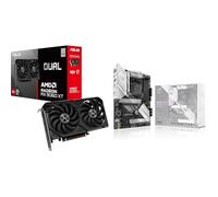 ASUS Dual Radeon RX 9060 XT 16GB GDDR6 Carte Graphique Gaming + ROG Strix B550-A Gaming Carte mère AMD Ryzen AM4 ATX
