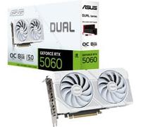 ASUS Dual -RTX5060-O8G-WHITE NVIDIA GeForce RTX 5060 8 Go GDDR7, Carte graphique