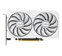 ASUS Dual Radeon RX9060XT 16G GDDR6 White Gaming Carte graphique (AMD Radeon RX9060XT, AMD RDNA 4, design 2,5 slots, double BIOS, PCIe 5.0, 1 x HMDI 2.1b, 2 x DisplayPort 2.1a, Blanc)