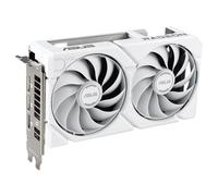ASUS Dual Radeon RX9060XT 16G GDDR6 White Gaming Carte graphique (AMD Radeon RX9060XT, AMD RDNA 4, design 2,5 slots, double BIOS, PCIe 5.0, 1 x HMDI 2.1b, 2 x DisplayPort 2.1a, Blanc)