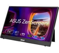 ASUS ZenScreen MB16AHVE - Écran portable 16 pouces (diagonale utile de 15,6 pouces), FHD, dalle IPS, alimentation par le câble, rotation automatique, trépied, USB Type-C®, mini-HDMI®, sans scintilleme