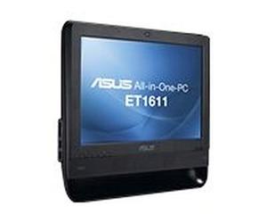 ASUS EeeTOP ET1611PUT-B0650 Lecteur de Carte SD Intel Atom D425 1800 39,6 cm 15,6 Z Single Touch Anti-reflet 2 Go DDR3 320 Go sans OS Noir