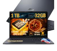 ASUS ExpertBook B3 C2 16" AMD AI Ryzen 7 445 RAM 32Go 1To SSD Win11 Pro K