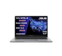 ASUS EXPERTBOOK P1 PC portable, ordinateur portable i5 13420H, 24 RAM DDR5, 512 Go SSD PCIex 4.0, écran 15,6" FHD, ordinateur portable, ordinateur portable avec empreintes digitales, disposition