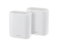 ASUS ExpertWiFi EBM68 AX7800 Lot de 2 systèmes WiFi 6 Professionnels tri-Bande Portail invité et SDN, VLAN, Installation Facile et Gestion à Distance, évolutif, AiMesh, sécurité réseau de qualité