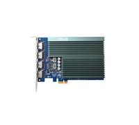 ASUS GeForce GT 730 2GB GDDR5 - GPU NVIDIA GT 730, 384 CUDA, 927MHz Boost, 5010MHz Mémoire, HDMI 1.4b, PCI-E x1, Refroidissement Passif