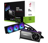 Asus ROG Astral LC GeForce RTX 5090 32GB GDDR7 - Carte Graphique Gaming (PCIe 5.0, HDMI, Display 2.1, 2.5 Slot, 4 Ventilateurs axiaux, Pad Thermique GPU)