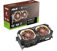 ASUS GeForce RTX 4080 16 Go GDDR6X Noctua OC Edition (PCIe 4.0, 16 Go GDDR6X, DLSS 3, HDMI 2.1a, DisplayPort 1.4a, Noctua NF-A12x25 PWM, chambre de vapeur optimisée, GPU Tweak III)