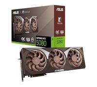 ASUS GeForce RTX 5080 16GB GDDR7 Noctua OC Edition - Carte Graphique (3 x Ventilateurs Noctua NF-A12x25 G2 PWM 120 mm, Chambre à Vapeur optimisée, Pad Thermique GPU, Technologie 0dB, Double BIOS)