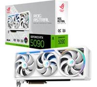 ASUS ROG Astral GeForce RTX 5090 Carte Graphique à Quatre Ventilateurs GDDR7 White OC Edition Gaming (NVIDIA DLSS 4, 3,8 emplacements, PCIe 5.0, 3 x DP 2.1b, 2 x HDMI 2.1b, Blanc, ROG-ASTRAL-RTX5090
