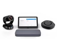ASUS Google Meet GQE20A - Large Room Kit - kit de vidéo-conférence (caméra PTZ, haut-parleur de téléphone, console d'écran tactile) - gris de fer - avec Meeting Computer System