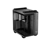 ASUS TUF Gaming GT502 Horizon TG ARGB Black, châssis Double Chambre avec Design panoramique et Panneau en Verre, 4 Ventilateurs ARGB préinstallés, Port USB-C Haute Vitesse, montable sans Outils, Noir