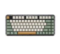 ASUS Jelly75 KD201 Clavier sans fil mécanique 2,4 GHz Bluetooth et USB Hub 4 mm Rétroéclairage réglable Connectez jusqu'à 5 appareils simultanément Orange Meadow