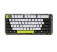 ASUS Jelly75 KD201 Clavier sans fil mécanique 2,4 GHz Bluetooth et USB Hub 4 mm Rétroéclairage réglable Connectez jusqu'à 5 appareils simultanément Vert
