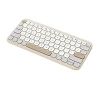 ASUS Marshmallow Keyboard KW100, 75%, Sans fil, Bluetooth, Commutateur de touche « ciseaux », Beige, Gris, Blanc 90XB0880-BKB0C0
