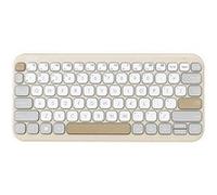 ASUS Marshmallow Keyboard KW100 clavier Maison Bluetooth Beige, Gris, Blanc