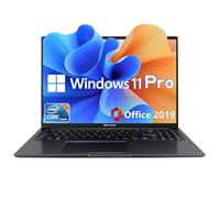 ASUS [Mise à jour 2025] Ordinateurs portables Vivobook WUXGA de 16", Windows 11 Pro-MS Office Pro 2024, Intel Core i7-1355U, 40 Go de RAM DDR4, SSD PCIe 1 To, Webcam, 180°Lay-Flat, Wi-Fi 5 Bluetooth