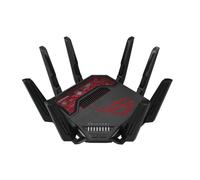 ASUS ROG Rapture GT-BE19000 routeur sans fil Multi-Gigabit Ethernet Tri-bande (2,4 GHz / 5 GHz / 6 GHz) Noir, Rouge