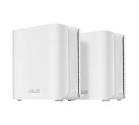 ASUS ZenWiFi BD4 - Pack de 2 - Système WiFi 7 Mesh, Double-Bande, 3600 Mbps, 470m2, Double Ports 2,5G, sécurité et contrôles parentaux Inclus, Smart Home Master SSIDs
