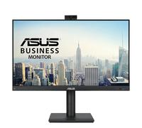 ASUS Moniteur de vidéoconférence 27" 1080p (BE279QFK) - Full HD, IPS, 100 Hz, sans Cadre, Webcam intégrée, réseau de micros, Haut-Parleur, Hauteur réglable, Design Ergonomique, Soin des Yeux, Montage