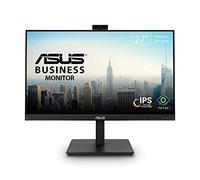 ASUS Moniteur de vidéoconférence 27" 1080p (BE279QSK) - Full HD, IPS, Webcam 2MP réglable intégrée, Matrice de micros, Haut-parleurs, Soin des Yeux, Montage Mural, sans Cadre, HDMI, DisplayPort, VGA,