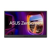 ASUS Moniteur USB Portable ZenScreen MB169CK - 16 Pouces (15,6 Pouces d'affichage), Full HD, IPS, Double USB Type-C, sans Scintillement, Filtre de lumière Bleue, Surface antireflet, béquille à 360°