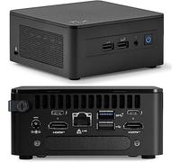 ASUS NUC 13 Pro Grand Mini PC de bureau, Intel Core i5-13420H (4,6 GHz), 16 Go de RAM, 512 Go PCIe SSD, design ultra silencieux et compact, écran Quad 4K, USB, HDMI, Thunderbolt, Wi-Fi 6E, Bluetooth