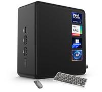 ASUS NUC 14 Pro AI Mini PC Win 11 Pro, Intel Ultra 7 155H, 32 Go de RAM DDR5, 2 To PCIe SSD, Mini ordinateur de bureau avec processeur graphique Intel Arc, AI Ready, AI Boost, Thunderbolt 4, Quad 4K