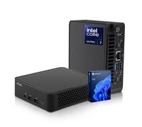 ASUS NUC 14 Pro Mini ordinateur de bureau, Intel 16 cœurs Ultra 7 155H, 16 Go DDR5, 1 To SSD, Wi-Fi 6E, prend en charge 4 écrans 4K, Thunderbolt 4, HDMI, Bluetooth, Windows 11 Pro, noir, PC AI pour la