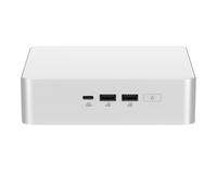 ASUS NUC 15 Pro+ Barebones Mini PC avec Intel Series 2 Core Ultra 7 255H, jusqu'à 96 Go de RAM DDR5, double stockage, Thunderbolt™ 4, Wi-Fi 7 et Bluetooth 5.4, châssis en aluminium argenté sans outils