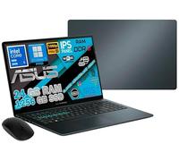 ASUS Ordinateur ExpertBook Portable Intel Core 5 120U 14 Gén 12 Cœurs, RAM 24Go DDR5, SSD 1256 Go, 15.6" FHD IPS, WiFi 6E, Webcam, Accès Biométrique, Clavier AZERTY Rétroéclairé, Win 11 Pro, IA, MOUSE