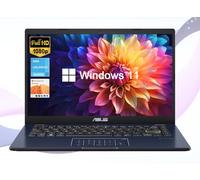 ASUS Ordinateur portable 14" pour les entreprises et les étudiants, écran FHD de 14", Intel Celeron N4500, 4 Go de mémoire, 64 Go eMMC, NumberPad, Webcam, Wi-Fi, HDMI, Windows 11