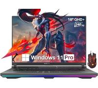ASUS Ordinateur portable de jeu ROG Strix G16 2024, 14e génération 24 cœurs i9-14900HX(24 cœurs), GeForce RTX 4060 8 Go GDDR6, écran QHD+ de 16 po 240 Hz, 64 Go DDR5, 4 To SSD, KB rétroéclairé, Wi-Fi