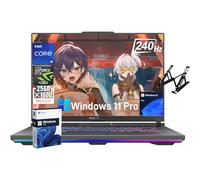 ASUS Ordinateur portable de jeu ROG Strix G16, écran WQXGA de 16 po 240 Hz, Intel 24 Core i9-14900HX, RTX 4060, 32 Go DDR5, 1 To SSD, Wi-Fi 6E, clavier rétroéclairé, Windows 11 Pro et accessoires