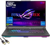 ASUS Ordinateur portable de jeu ROG Strix G16, écran WUXGA 165 Hz, GeForce RTX 4060 140 W, 13e génération Intel 14-Core i7-13650HX, 32 Go DDR5, SSD NVMe 1 To, TB 4, RVB 4 zones, WiFi 6E, PDG HDMI 2.1,