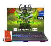 ASUS Ordinateur portable de jeu ROG Strix G16, NVIDIA RTX 4060, Intel i9-14900HX, 16" ROG Nebula 16:10 QHD 240 Hz, WiFi 6E, BT 5.3, 32 Go DDR5, 1 To SSD, Windows 11 Pro, Office Pro Lifetime