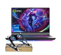 ASUS Ordinateur portable de jeu ROG Strix G16 RTX 5060, 16" FHD+ 165 Hz, Intel i7-14650HX (Beats Intel i9-13900), 64 Go de RAM DDR5, 2 To SSD, barre lumineuse RVB, refroidissement ROG, ensemble avec