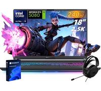 ASUS Ordinateur portable de jeu ROG Strix G18 (2025), NVIDIA RTX 5080 16 Go GDDR7, Intel Ultra 9 275HX(24 cœurs), 64 Go DDR5, 2 To SSD, écran 18" 240 Hz 3ms 2,5K, Wi-Fi 7, Windows 11 Pro, accessoire