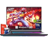 ASUS Ordinateur portable de jeu ROG Strix G18, Intel 24-Core Ultra 9 275HX, NVIDIA GeForce RTX 5080, écran ROG 18 pouces 2,5K 240 Hz, 32 Go de RAM DDR5, 2 To SSD, rétroéclairé, licence Microsoft