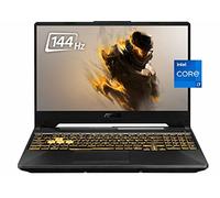 ASUS Ordinateur portable de jeu TUF 2021, écran IPS FHD de 15,6 po 144 Hz, 11e génération Intel Core i7-11800H (jusqu'à 4,60 GHz), GeForce RTX 3050, 16 Go de RAM DDR4, SSD PCIe NVMe de 1 To, Ko