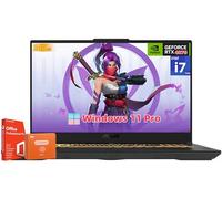 ASUS Ordinateur portable de jeu TUF 2025 F17, NVIDIA GeForce RTX 4070, Intel i7-13620H, 64 Go DDR5, 4 To SSD, écran 17,3" 2,5K 240 Hz, Wi-Fi 6, Windows 11 Pro et Office Pro licence à vie, avec