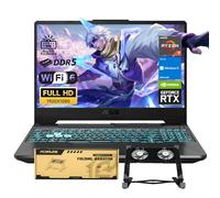 ASUS Ordinateur portable de jeu TUF A15 prêt pour la réalité virtuelle, 15,6" FHD 144 Hz, AMD Ryzen 7 7435HS, NVIDIA GeForce RTX 3050, 64 Go de RAM DDR5, 1 To SSD, KB rétroéclairé, RJ-45, ensemble