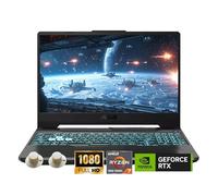 ASUS Ordinateur portable de jeu TUF A15, processeur AMD Ryzen 7 7435HS, NVIDIA GeForce RTX 3050, écran Full HD de 15,6", RAM DDR5 de 16 Go, SSD de 1 To, clavier rétroéclairé, Windows 11 Pro