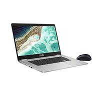 ASUS Ordinateur portable fin et léger à écran tactile FHD 2019 15,6" Quad-Core Pentium N4200 jusqu'à 2,5 GHz, 4 Go de RAM DDR4, 64 Go eMMC, Wi-Fi 802.11ac, Bluetooth 4.0, USB 3.1, Chrome OS