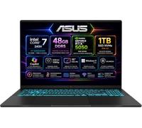 ASUS Ordinateur portable PC Gaming 16" FHD IPS, Intel Core 7 240H 5,2 GHz, RAM 48 Go DDR5, SSD 1 To NVMe, NVIDIA RTX 5050 8 Go GDDR6, WiFi 6E, Copilot IA, webcam 1080p, clavier rétroéclairé, Windows