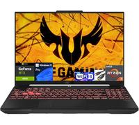 ASUS Ordinateur portable TUF Gaming A16 : AMD Ryzen 7 7445HS, écran Full HD+ 145 Hz, NVIDIA GeForce RTX 4050, 24 Go de RAM DDR5, 512 Go SSD, clavier rétroéclairé, Windows 11 Pro