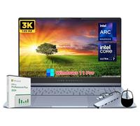 ASUS Ordinateur portable Vivobook S 15, 15,6 po 3K OLED 120 Hz 500 nits, Intel 16-Core Ultra 7 155H, ARC Graphics, 16 Go de RAM, 1 To SSD, KB rétroéclairé, Wi-Fi 6E, Windows11 Pro avec licence Office