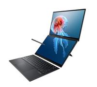 ASUS Ordinateur Portable Zenbook Duo, Double écran Tactile OLED 3K 120 Hz, certifié Intel Evo, processeur Intel Core Ultra 9 185H, Carte Graphique Intel Arc, 32 Go de RAM, 1 to SSD, Windows 11, Gris